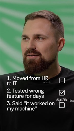 Think you know our tech team? Watch them play ‘Two Truths, One Lie’ and discover surprising facts about the minds behind SEB Tech. | SEB Lietuvoje