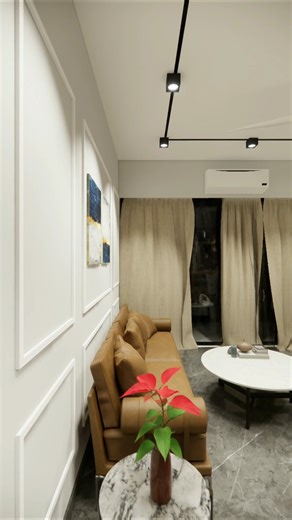 Modern Elegant Living Room Design ✨ #shorts