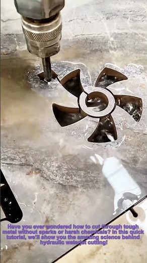 Hydraulic Waterjet Cutting 101: How to Cut Metal with Water & Grit Safely