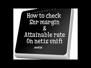 how to login netis and check snr margin