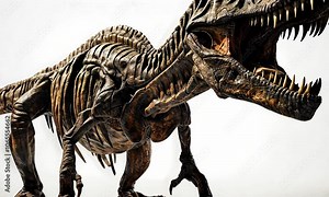 Experience a breathtaking lifelike T-Rex model showcasing incredible details and realism in an artistic setting at a local museum exhibit