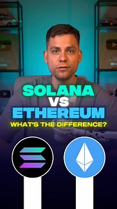 Solana vs Ethereum -- What's the difference? #crypto #solana #ethereum | ODES → All about crypto