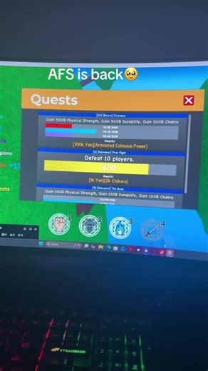 #robloxtiktok #afs #animefightingsimulator #grind #autoclicker | anime fighting simulator