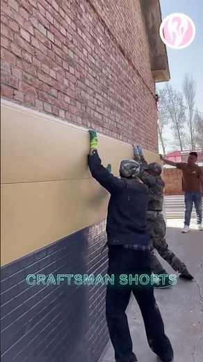 House | The process of installing insulation boards in old houses