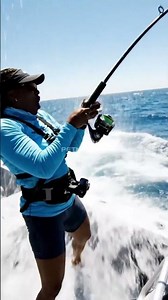 Woman Reels In a Giant Ocean Catch | Viral Deep Sea Fishing Moment