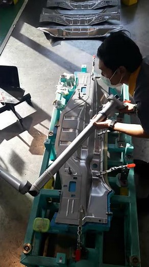 Scan part by faro arm