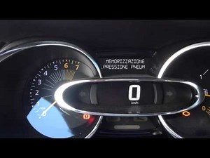 Renault Clio - Reset Tire Pressure Pneumatici TPMS