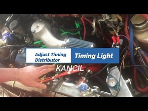 Adjust Timing Distributor Timing Light Kancil
