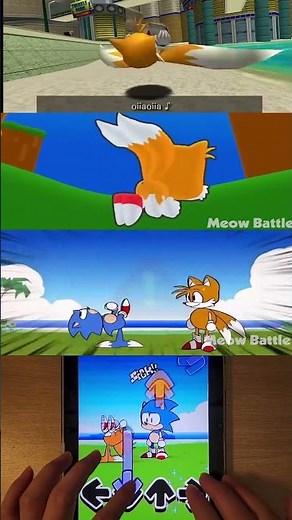 Spinning My Tails - Sonic Meme Animation - Friday Night Funkin' #fnf #shortsviral