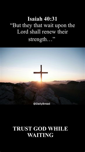 TRUST GOD WHILE WAITING 🙏 #bibleverse #motivation #dailyscripture