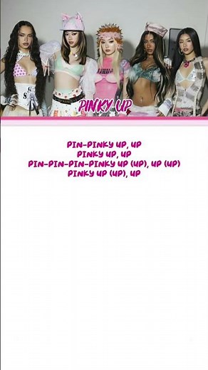 KATSEYE - PINKY UP (Lyrics) #katseye #pinkyup #lyrics