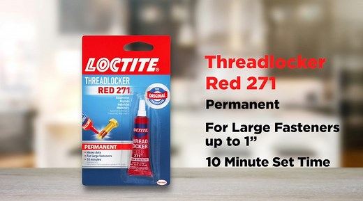 Watch Loctite Threadlocker Red 271 Permanent Threadlocker Video on Amazon Live