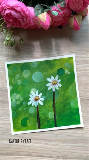 Karthi’s Craft | Easy Acrylic Painting #painting #art #acrylic #scenery | Instagram