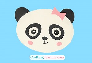 Panda Craft (Free Template) - Crafting Jeannie