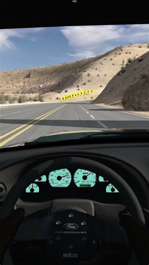 2003 Ford Mustang | Black Cat County, CA | Assetto Corsa | Clip 03 | #reels