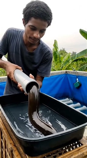 PVC pipe Eel fish farming business #aquacultureindia #fishfarmingbusiness