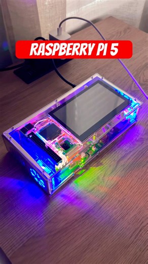 Raspberry Pi 5 w/ Touchscreen Case Kit - First build