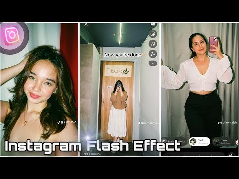 Instagram trending flash effect tutorial