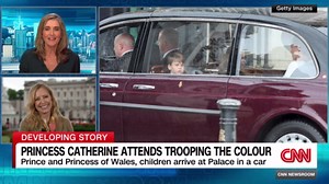 Video shows Princess of Wales exiting carriage in first appearance since cancer diagnosis