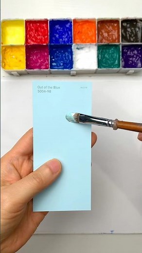 How I Perfect Mix BLUE Color #colortheory #colormixingforbeginners #paint #art