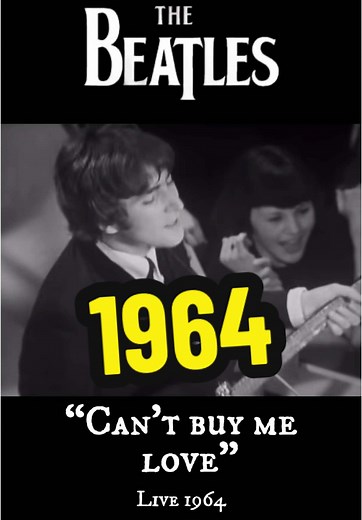 The Beatles - Can't Buy Me Love Live 1964
