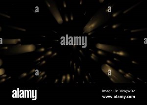 Golden streaks radiating for warp travel, red-orange lens flare surging to center on sequence start. Cosmic, futurist, dynamic, vibrant, motion, abstract, technology Stock Video Footage - Alamy