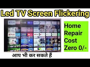 LED TV Screen Flickering | Flickering Screen | LED TV Screen Jumping | TV Flickering Screen Problem