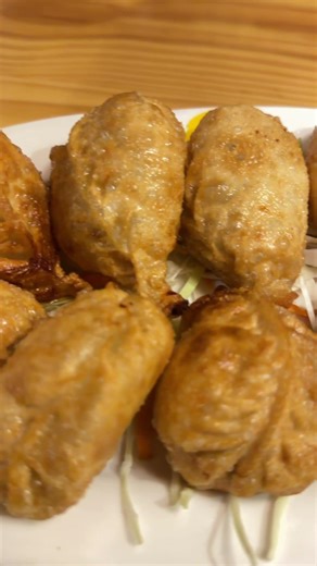 Chicken momos and spring roll Kansang #foodie #food #yummy #delicious