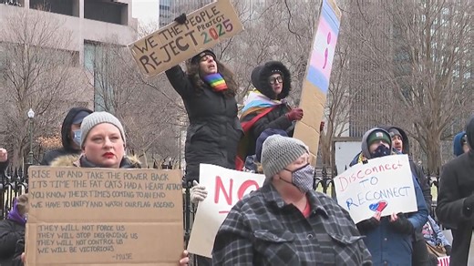 'Stand up, fight back': Protesters rally across the U.S. against Trump, Musk