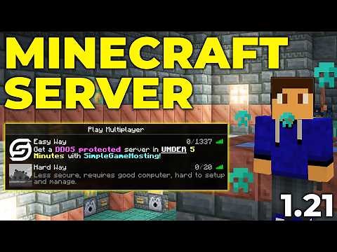 How To Make a Minecraft Server (1.21)