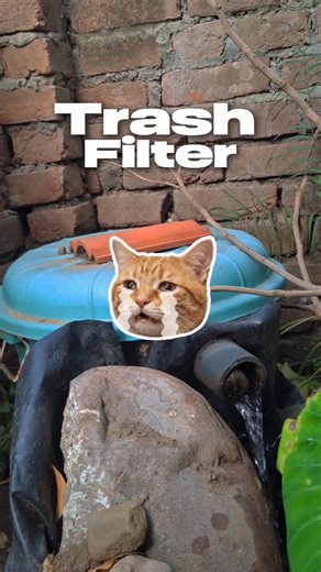 Diy Bucket filter for Koi pond 😍 #koifish #koipond #shorts