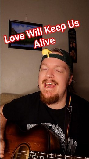 Love Will Keep Us Alive - Eagles | Guitar & Vocal Cover #80smusic #theeagles #vocals #singer #short