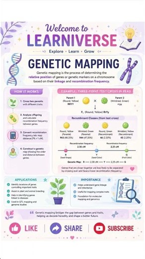 #GeneticMapping #Genetics #Learniverse #Biology #LifeScience #CSIRNET