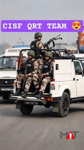 CISF QRT Team in Action 🇮🇳⚡ Motivation for Every Aspirant #cisf #shorts
