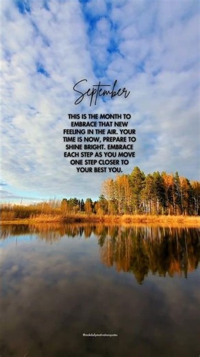 September Inspiration 🍂| A Fresh Start A New You ✨| September Vibes #PositiveEnergy #Shorts