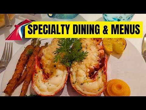 Carnival Cruise Specialty Dining & Menus 2023