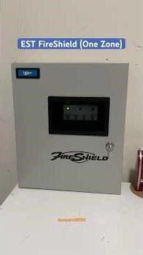 EST FireShield (One Zone) Fire Alarm Panel #shorts #firealarm #firealarmpanel #firealarmfriday