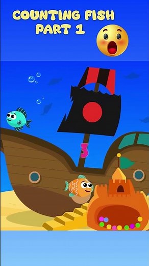 Counting Fish | Nursery Rhymes | Part 1 | Little Fish Tales | #fish #counting