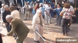 Drop The Cane - Old Man Dancing Like a Boss (No Good For Me Version) on Make a GIF