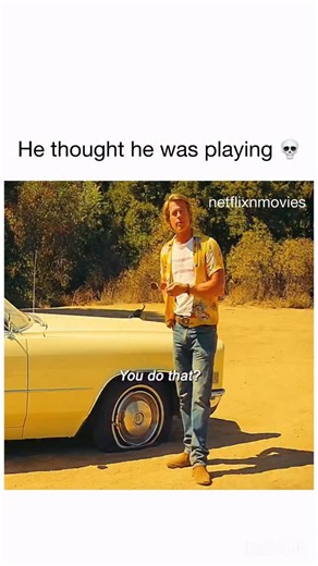 memes and movies account on Instagram: "Flowers don’t slash people’s tires 🎥 once uptown a time in Hollywood: Rick Dalton was one of the most famous actors in Hollywood in the 1950s, but the industry is changing. Nowadays, Rick mostly hangs around with his best friend Cliff Booth, who also happens to be his old stunt double. The pair find themselves accidentally mixed up in the madness of the Manson family and the lives of Roman Polanski and Sharon Tate. 📺 watch on: prime video, Apple TV, fubo