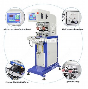 [Hot Item] 2 Color Pad Printing Machine/Pad Printing Machine with Shuttle Station
