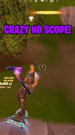I Hit This Crazy No-Scope.. #fortnite #fortniteclips #fortnitememes #noscope #brainrot#trickshot