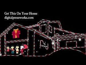 Its A Small World Holiday Christmas House Projection Mapping Video Sample