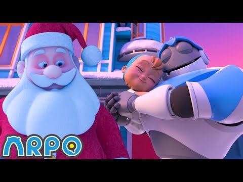 ARPO Helps Santa Fly the Sleigh ✨ | ARPO | Educational Kids Videos | Moonbug Kids