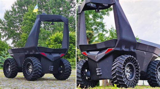 New 3D-printed off-roading robot made from recycled materials