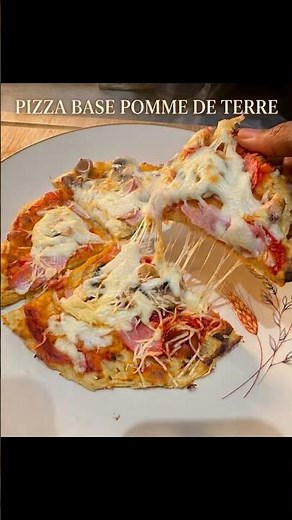 Pizza légère sans pâte classique 🍕(base pomme de terre ultra facile & healthy)#pizza #pommesdeterre