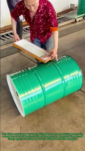 DIY Barrel Printing Hack | Low-Cost Manual Technique