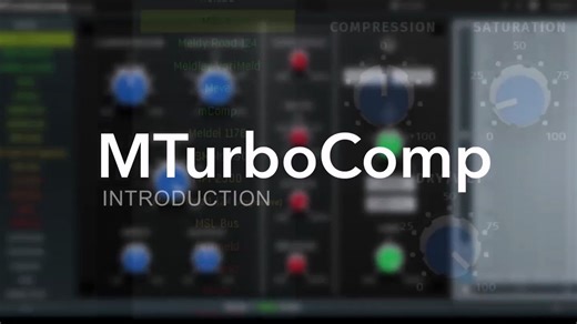 MeldaProduction MTurboComp建模经典硬件压缩模块效果器插件介绍