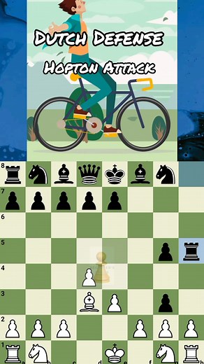 Dutch defense, Hopton attack #chess #FacebookGaming #QueenTrap #trap #fblifestyle #inshot #shorts | Beginner's Chess