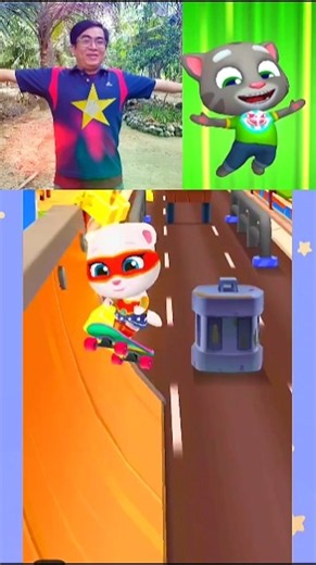 Talking Tom Gold Run - Mèo Tom Chạy Vàng Đuổi Bắt Tên Cước Tập 44 Gameplay